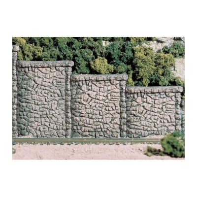 WS1261 HO RANDOM STONE RETAINING WALLS(3)