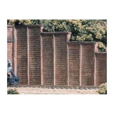 WS1260 HO TIMBER RETAINING WALLS((3)