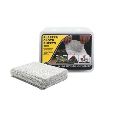 WS1193 PLASTER CLOTH SHEETS-8x12"-(30/pk)