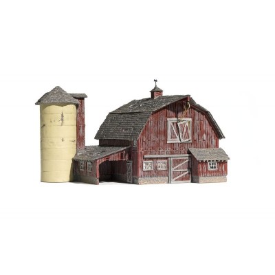 WS5038 HO OLD WEATHERED BARN