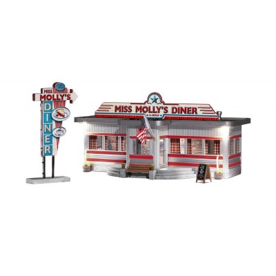 WS4956 N MISS MOLLY'S DINER (2 EXT. LIGHTS)