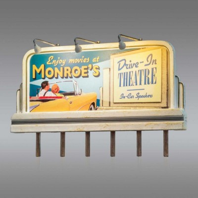 WS5794 JUST PLUG BILLBOARD, Monroe's Drive In