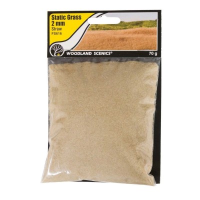 WS616 STATIC GRASS, straw, 2mm