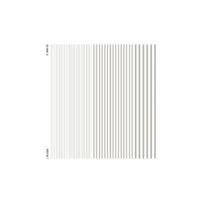 WS514 STRIPES WHITE DRY TRANSFER DECALS