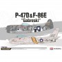 ACA12530 P-47D & F-86E "GABRESKI" 1/72