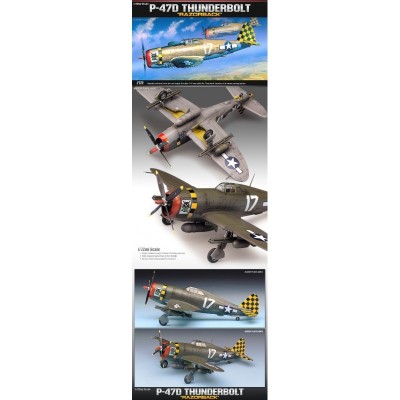 ACA12492 P-47D THUNDERBOLT RAZOR-BACK 1/72