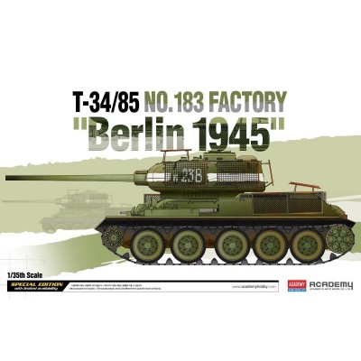 ACA13295 T-34/85 183 FACTORY "BERLIN 1945" 1/35