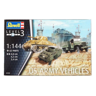 REV03350 US ARMY VEHICLES WW11 1/144 *