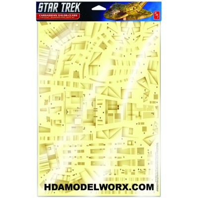 AMTMKA020 STAR TREK DEEP SPACE NINE-CARDASSIAN PANEL DECALS(AMT1028)1/750