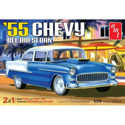 AMT1119 55 CHEVY BEL AIR SEDAN 1/25