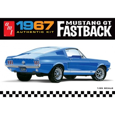 AMT1241 67 MUSTANG GT FASTBACK 1/25