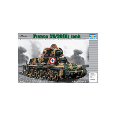 TRU00351 FRENCH 39(H)TANK SA 18 37mm 1/35