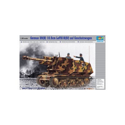 TRU00353 GERMAN 39(H) 105mm LEFH18 1/35