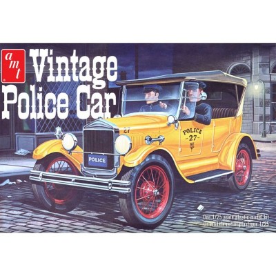 AMT1182 27 FORD T VINTAGE POLICE CAR 1/25 *