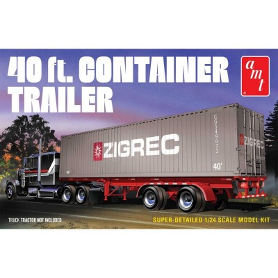 AMT1196 40' SEMI CONTAINER TRAILER 1/24 *