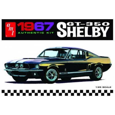 AMT800 67 SHELBY GT 350, white, 1/25