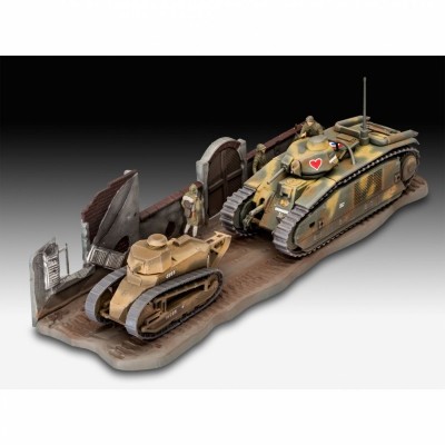 REV03278 CHAR B.1 BIS & RENAULT FT.17 1/76 *