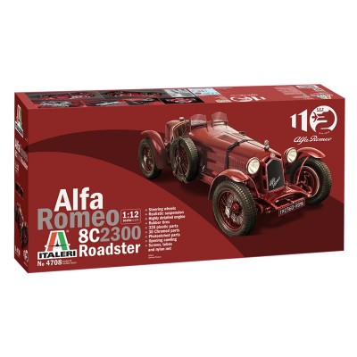 ITA4708 ALFA ROMEO 8C/2300 ROADSTER 110th anniv. 1/12