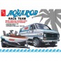 AMT1338 75 AQUA ROD RACE TEAM CHEVY VAN ,race boat w trailer 1/25