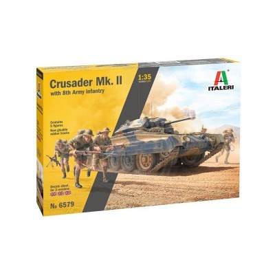 ITA6579 CRUSADER MK.II w/8th ARMY INFANTRY 1/35