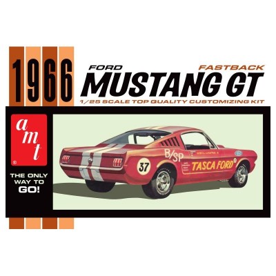 AMT1305 66 MUSTANG FASTBACK 2+2, 1/25