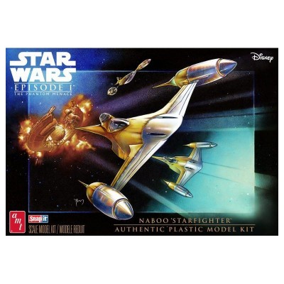 AMT1376 STAR WARS, Phantom Menace N-1 Naboo Star Fighter snap 1/48