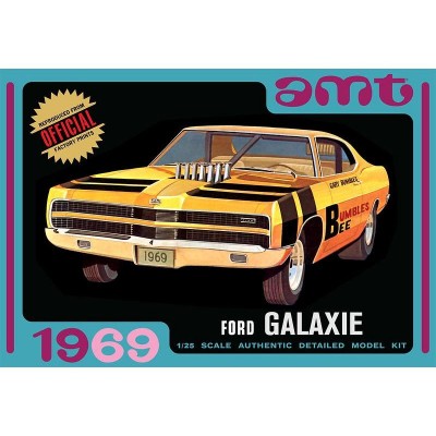 AMT1373 69 FORD GALAXIE HARDTOP 1/25