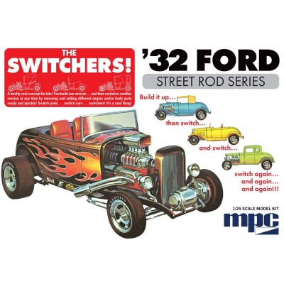 MPC992 32 FORD SWITCHERS ROADSTER COUPE 1/25