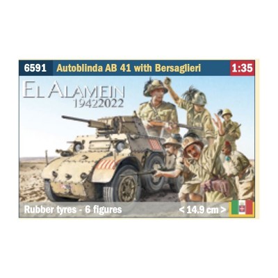 ITA6591 AB 41 W BERSAGLIERI ITALIAN INFANTRY 1/35