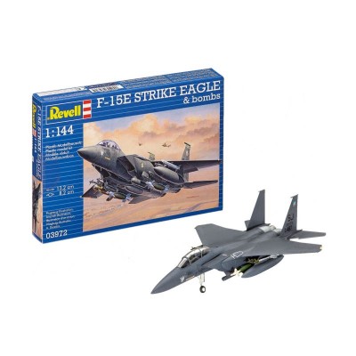 REV03972 F-15E STRIKE EAGLE AND BOMBS 1/144