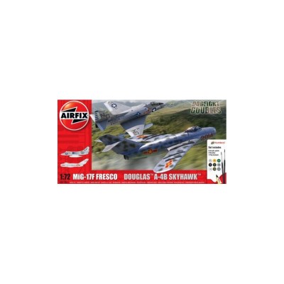 AIR50185 MIG 17F FRESCO DOUGLAS A-4B SKYHAWK DOGFIGHT DOUBLE, 1/72