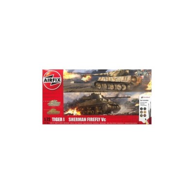 AIR50186 CLASSIC CONFLICT TIGER 1 VS SHERMAN FIREFLY, 1/72