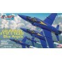 AMCH169 US NAVY BLUE ANGELS F11F-1 GRUMMAN TIGER 1/55