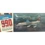 AMCH254 CONVAIR 990 JET AIRLINER 1/135