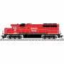 ATL10003456 HO GP40-2 LOCOMOTIVE-SILVER-CANADIAN PACIFIC 4653,red,black,white