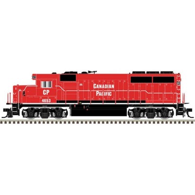 ATL10003480 HO GP40-2 LOCOMOTIVE-GOLD-CDN PACIFIC 4653,red,white,black