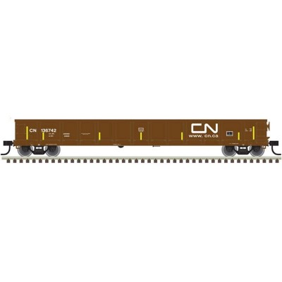 ATL20005436 HO EVANS GONDOLA-CN 136625 (brown/white/yellow-paint scheme correct