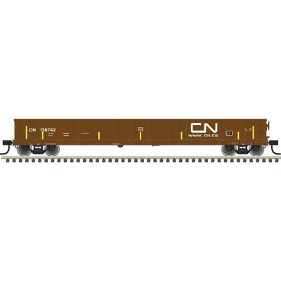 ATL20005437 HO EVANS GONDOLA-CN136654 (brown/white/yellow)paint scheme correct *1