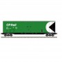 ATL20006084 HO NSC 50' PLUG DOOR BOX CAR-C.P.INTER.85520, green/white/black