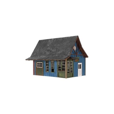 ATL4001010 HO TUCKERTON TICKET OFFICE LASER CUT KIT