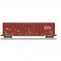 ATL50005449 N NSC 50' PLUG DOOR BOX CAR-C.N (CNIS) 413039, brown/white *1