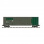 ATL50005457 N NSC 50' PLUG DOOR BOX CAR-QUEBEC,GATINEAU 75106, green/white