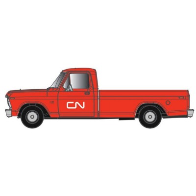 ATL60000117 N FORD F-100 PICKUP TRUCK-Canadian National, red/white