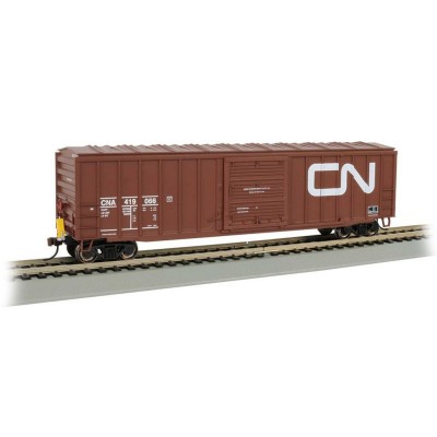 BAC14903 HO 50' OUTSIDE-BRACED BOX CAR-CN w/flashing end of train device