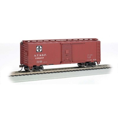 BAC15007 HO 40' STEAM ERA BOX CAR-SANTA FE 136287