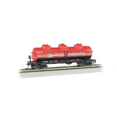 BAC17145 HO 40' 3 DOME TANK CAR-COOK PAINT&VARN. *