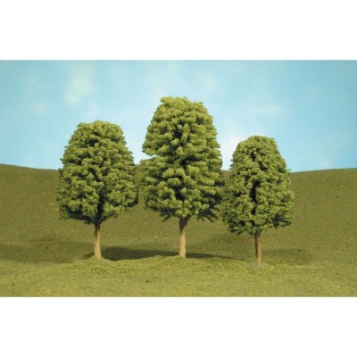 BAC32006 HO SCALE TREES-3"-4"DECIDUOUS TREES(3)...