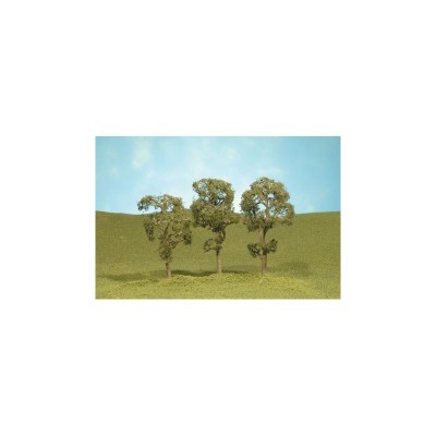 BAC32011 HO SCALE TREES-3"-4"MAPLE TREES(3)