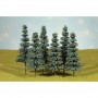 BAC32112 N SCALE TREES-3"-4" BLUE SPRUCE TREES(9) *