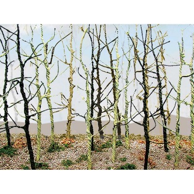 BAC32509 ALL SCALES SCENERY-wood's edge trees-barre (14pk)